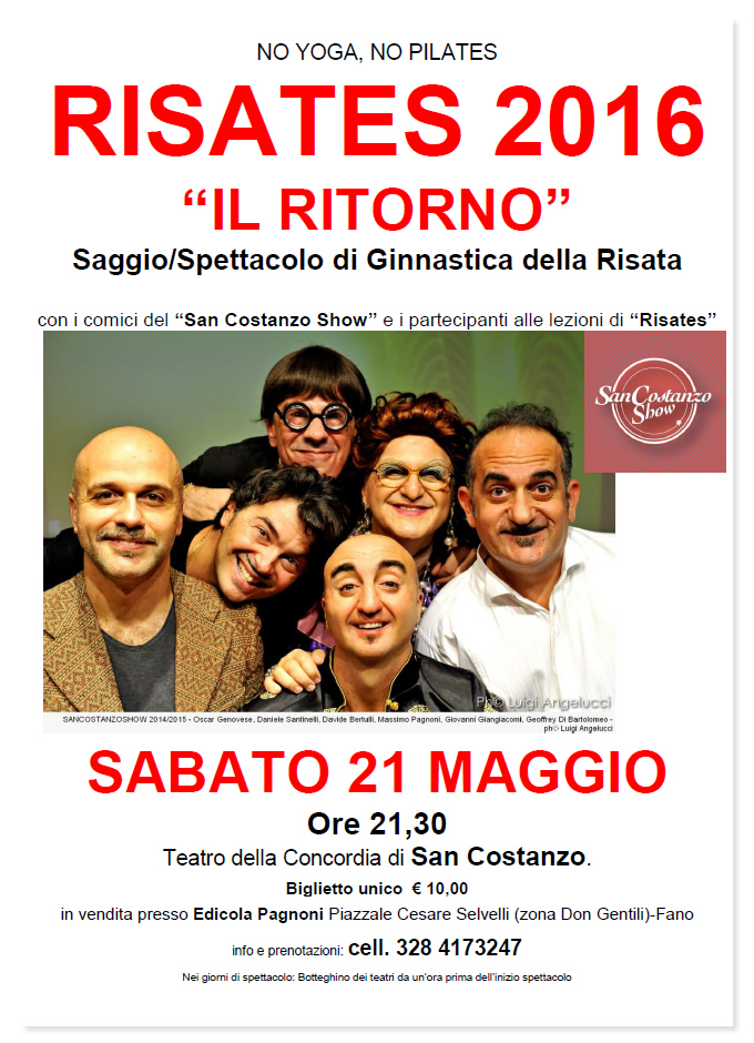 RISATES 2016 "IL RITORNO"