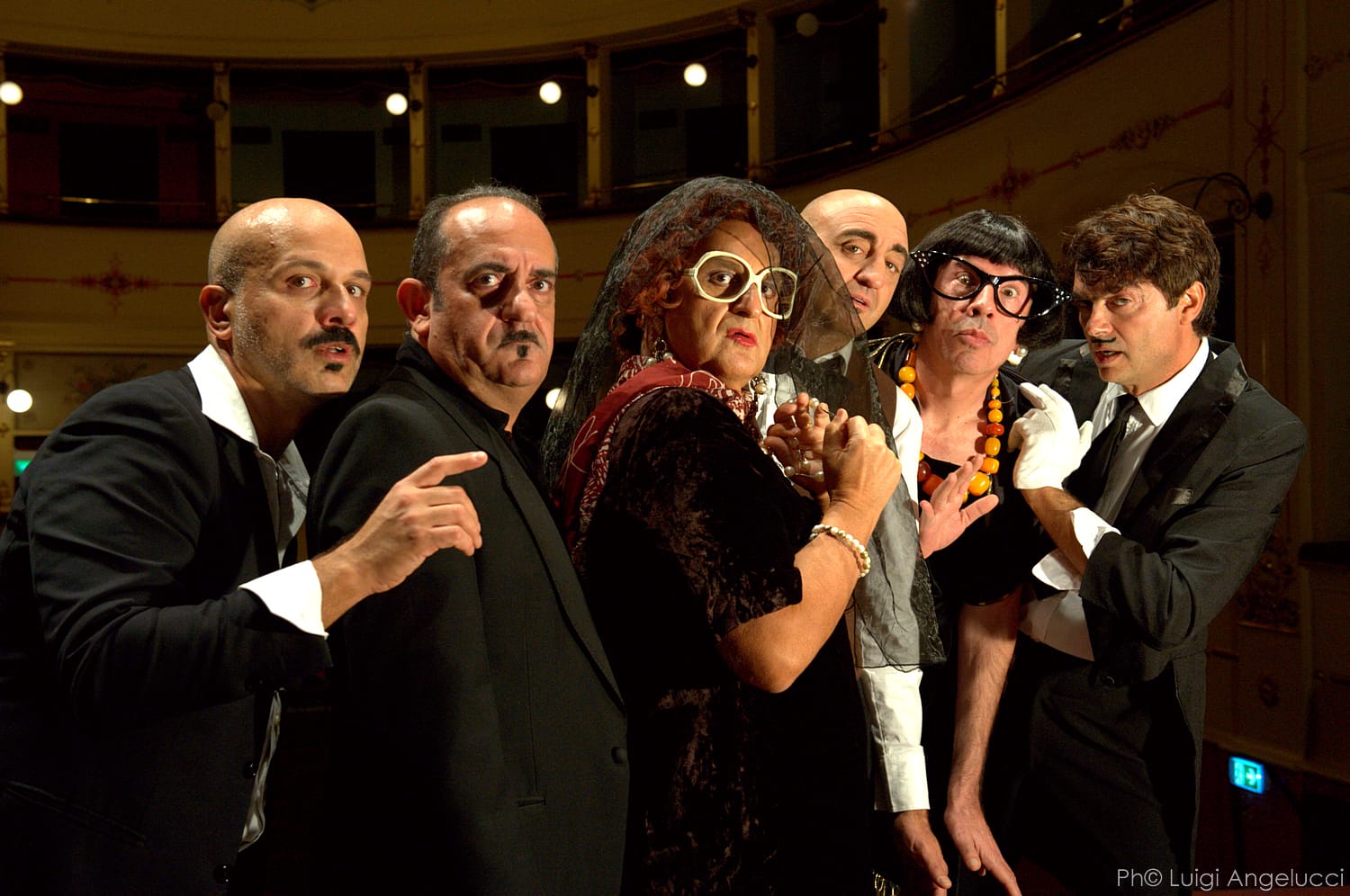6 Personaggi in cerca del 7° – San Costanzo Show – ph Luigi Angelucci